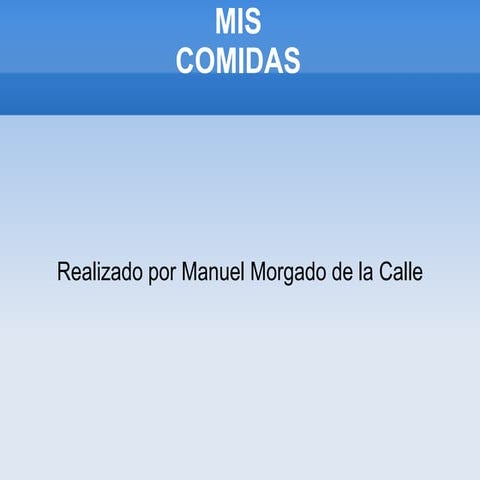 Fotos de alimentos de manuel morgado