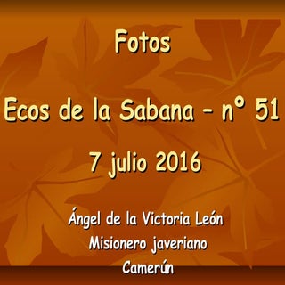 Fotos Ecos de la Sabana nº 51