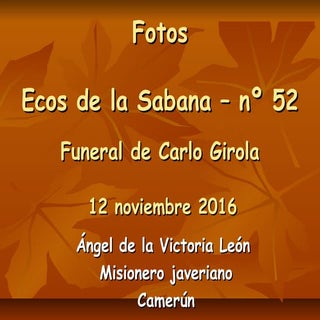 Fotos Ecos nº 52-  Funeral de Carlo...