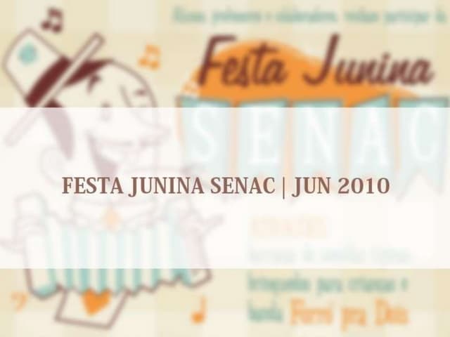 Festa Junina Senac-DF