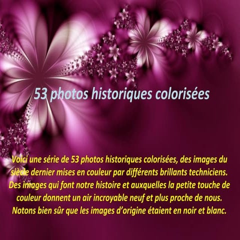 Fotos históricas coloreadas