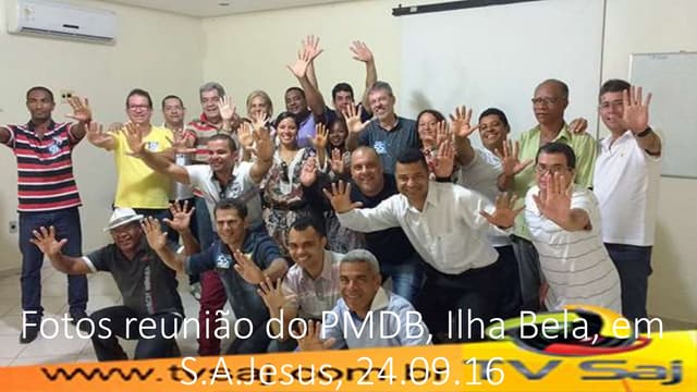 Fotos reunião do PMDB, Ilha Bela, S.A.Jesus-BA, 24.09.16