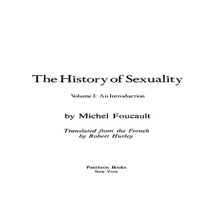 Foucault sexuality pt4pt5