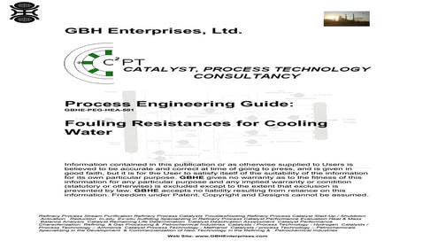 Shell and Tube Heat Exchangers Using Cooling Water | PDF