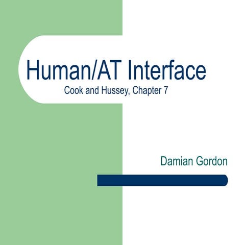 Human/AT Interface