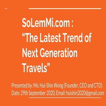 SoLemMi - "Comfy Travel Fans" - September 2020