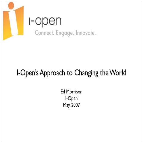 Foundations of Open Source Economic Development Presentation 2 Curve 1