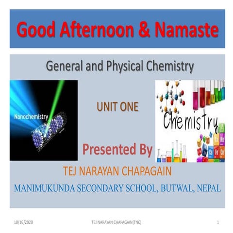 Foundation and fundamentals of chemistry ppt