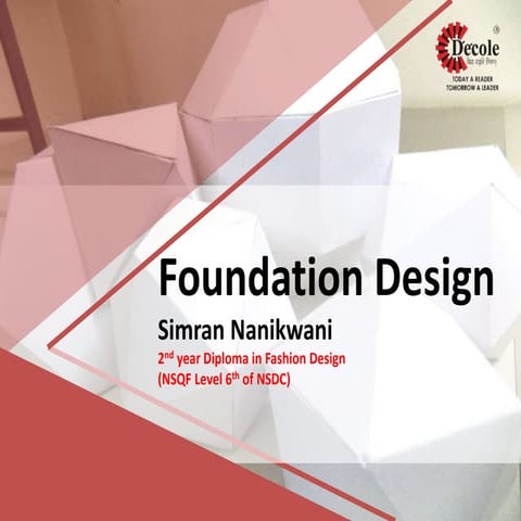 Simran Nanikwani,Fashion Design ,Dezyne E'cole College