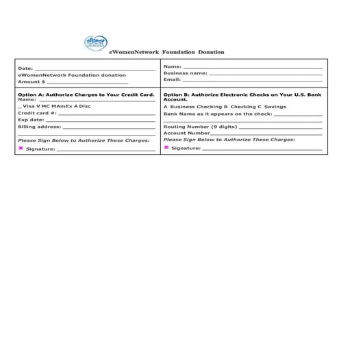 Foundation Donation Form 071509