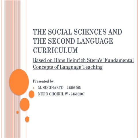 Sociolinguistics and Language Teaching | PPTX