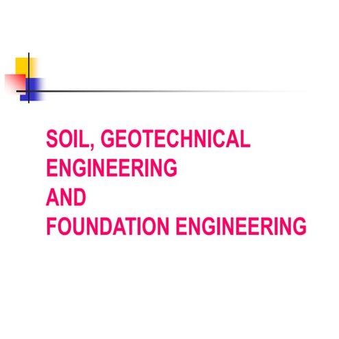 Soil Foundation engineering through simplified methods