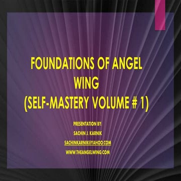 FOUNDATION OF AW - WEEK # 1 (9-18-24) - BY - SACHIN J. KARNIK (TECHNICAL PRESENTATION)