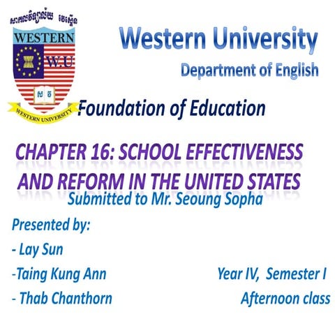 Foundation of education 16