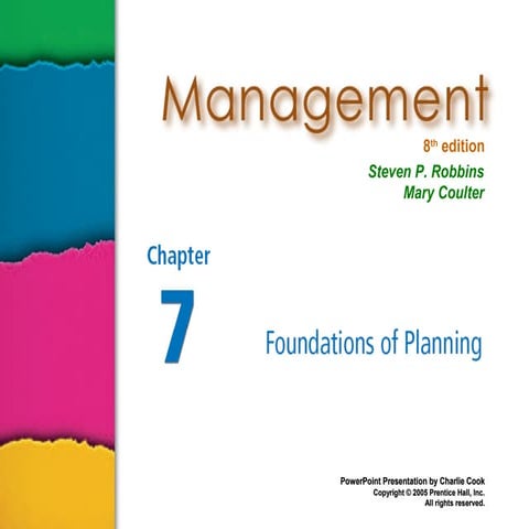 Foundation of planing