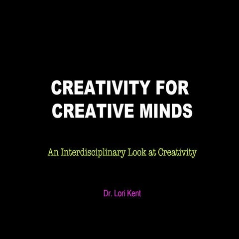 Foundations creativity