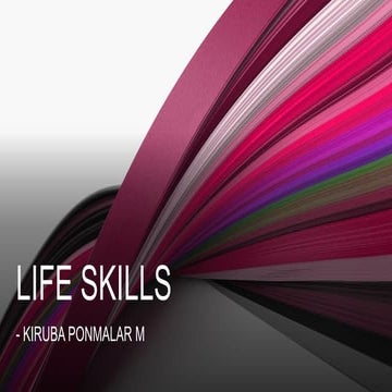 Life Skills - self control