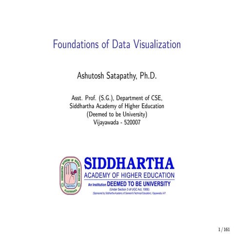 Foundations of Data Visualization . | PDF