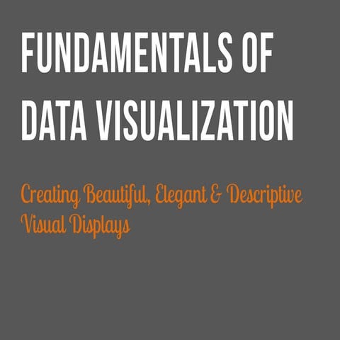 Foundations of data viz