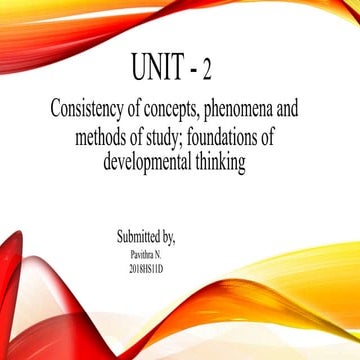 Foundations of developmental thinking