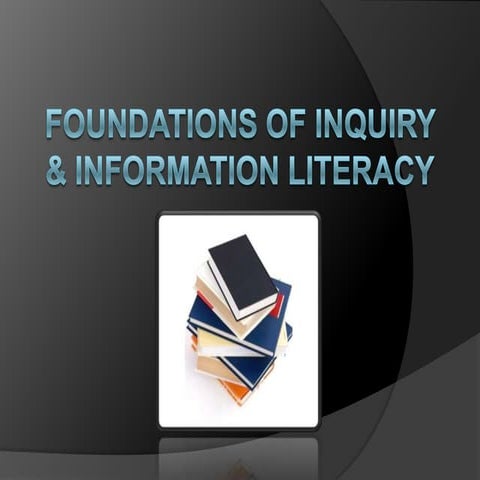 Foundations of Inquiry