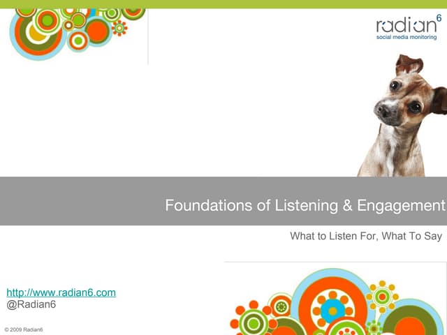 Foundations of Listening in Social ...