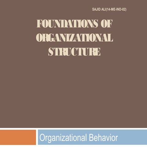 Foundations of Structual behavior