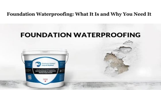 BASEMENT WATERPROOFING | PDF