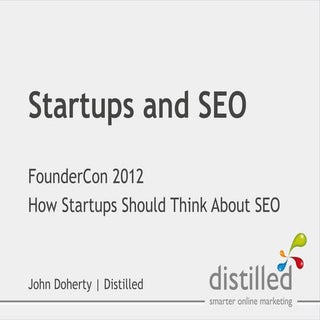 SEO for Startup Founders - Founderc...