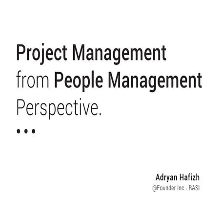 Project Management - Cara menyusun OKR