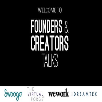 Founders & Creators Talks - Social Selling Stories - March 2018 - WeWork Lond...