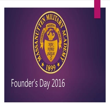 Founder’s day celebration | PPTX