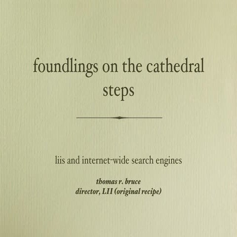 Foundlings on the Cathedral Steps