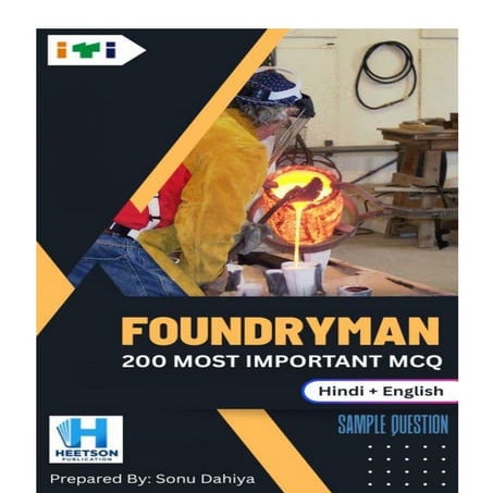 Foundryman Question Paper ITI MCQ Book NIMI Question Bank Free