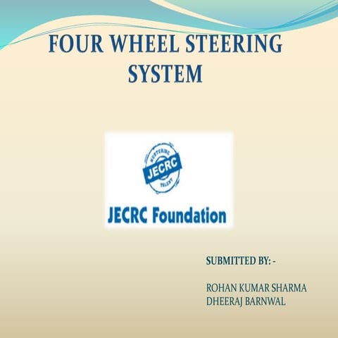 Four wheel steering system