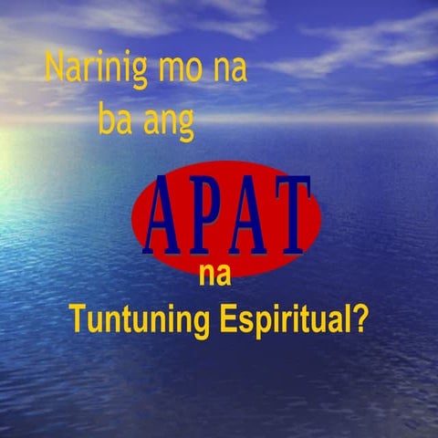 Four Spiritual Laws   Tagalog