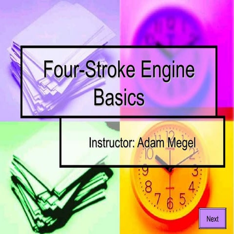 Four stroke engine-basics