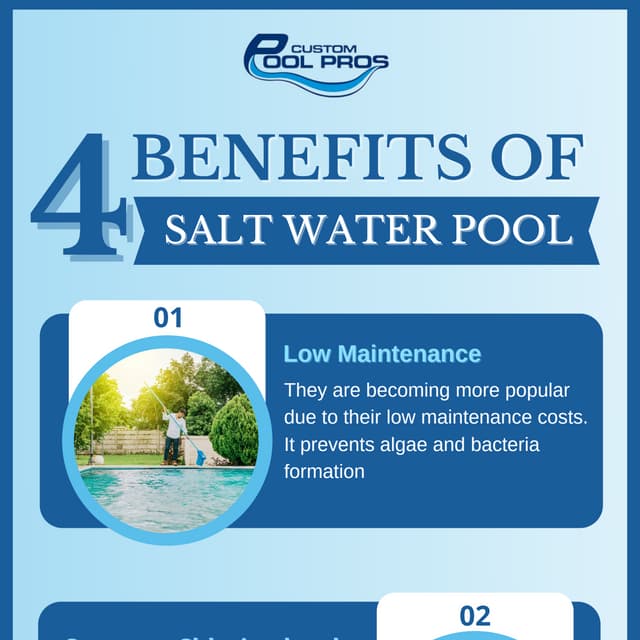 Four benefits of salt water pool