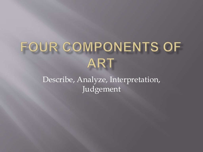 Four components of art (3)