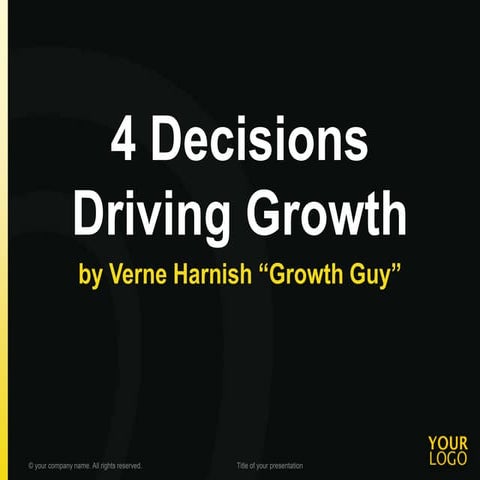 Four Decisions by Verne Harnish.potx