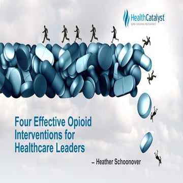 Four Effective Opioid Interventions for Healthcare Leaders