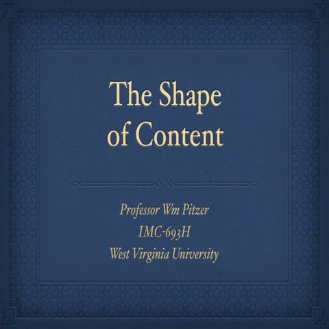 Four Equations of Form