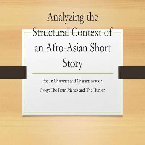 Context The Four_Friends_Story_Analysis.pptx