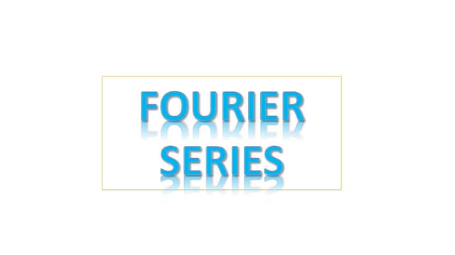 Fourier series