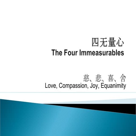 Four Immeasurables