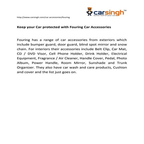 Sonax Car Care and Cleaning Products | PDF