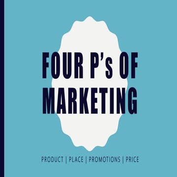 Four p’s of marketing.ppt