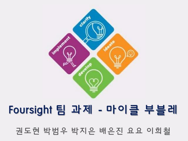 Foursight 마이클부블레