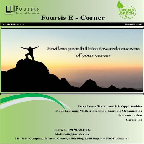 Foursis   E - corner - 16th Edition - 17th December 2018