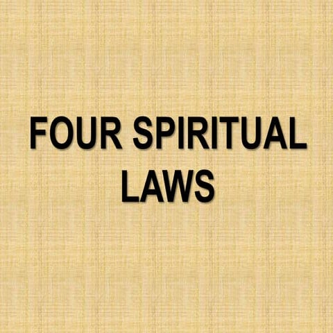 four spiritual laws by cru english version